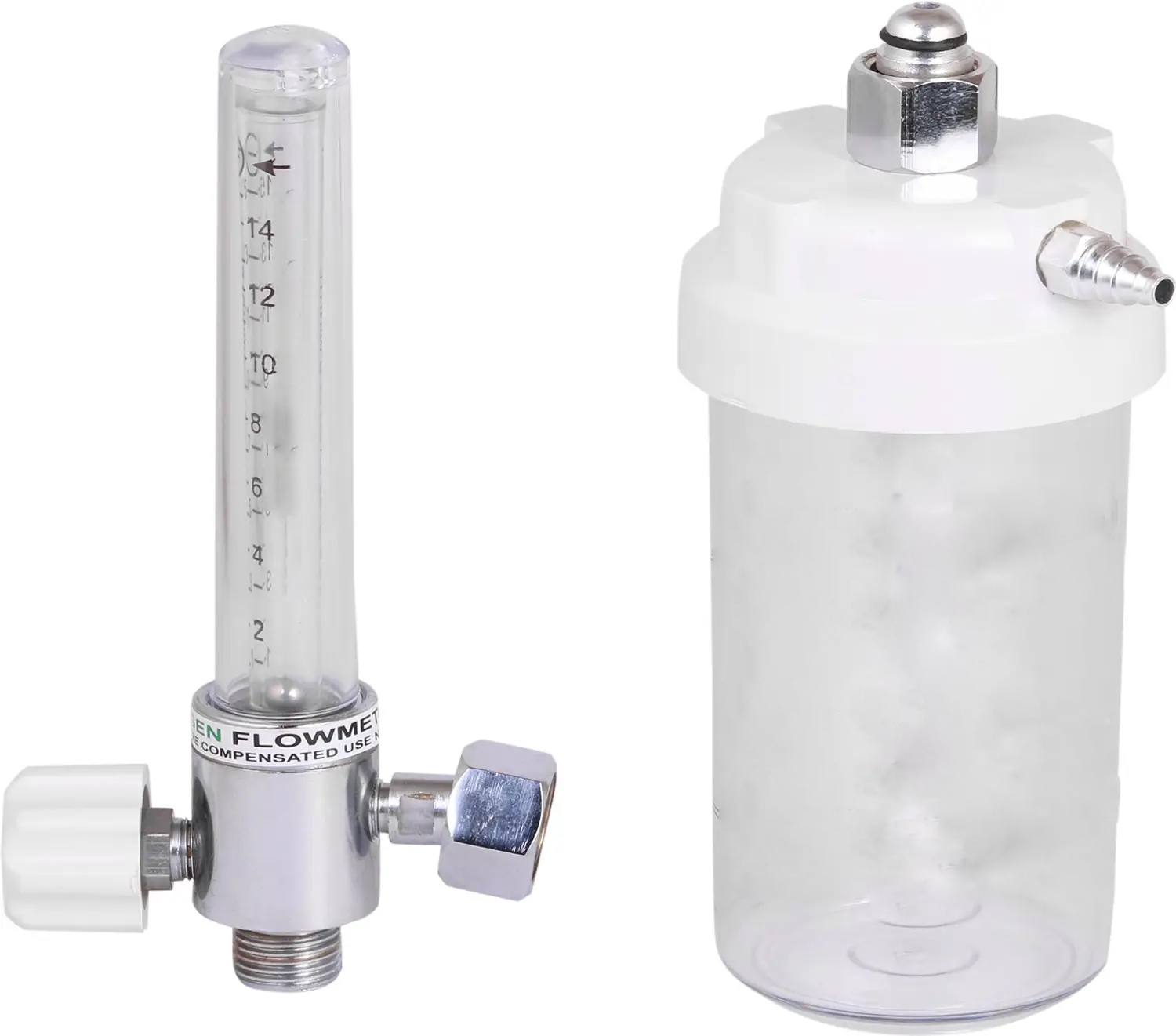 Bpc flowmweter with humidifier bottle